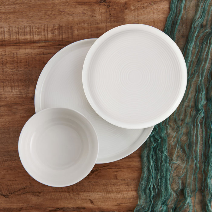 Mikasa Callie Chip Resistant 12 Piece Dinnerware Set, Service for 4 ...